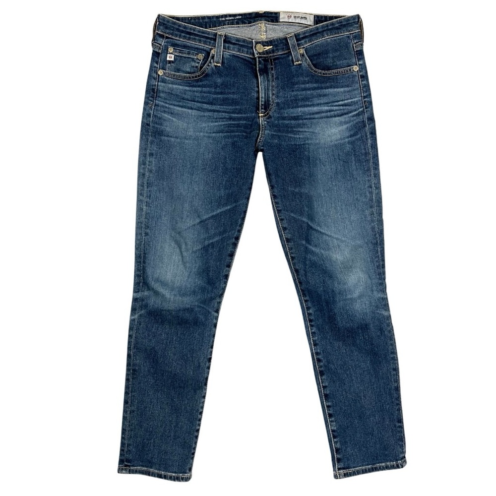 AG Adriano Goldschmied Prima Crop Jeans Womens 28 Slim Straight Stretch